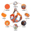 Wholesale of pet chest-back strap, vest, reflective dog leash, breathable cat leash and pet supplies details Picture